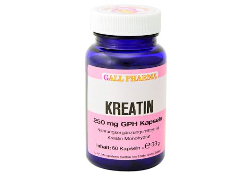 KREATIN GPH 250 mg Kapseln – PZN 02469793 (PZN 02469793)