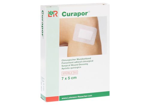 CURAPOR Wundverband steril chirurgisch 5x7 cm – PZN 10756905 (PZN 10756905)