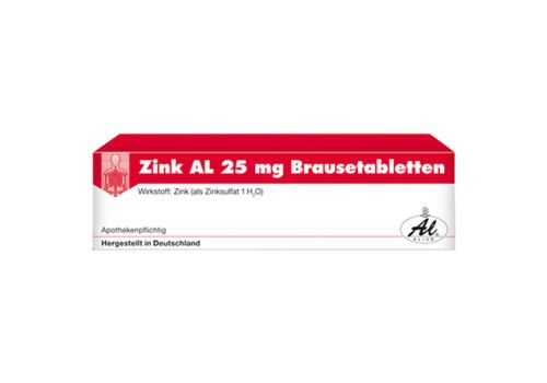 Zink AL 25mg – PZN 01488972 (PZN 01488972)