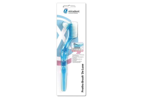 MIRADENT Prothesenbürste Protho Brush blau trans. – PZN 02172521 (PZN 02172521)