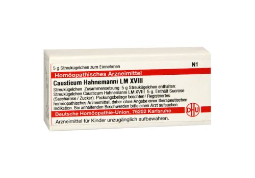 LM CAUSTICUM Hahnemanni XVIII Globuli – PZN 02658962 (PZN 02658962)