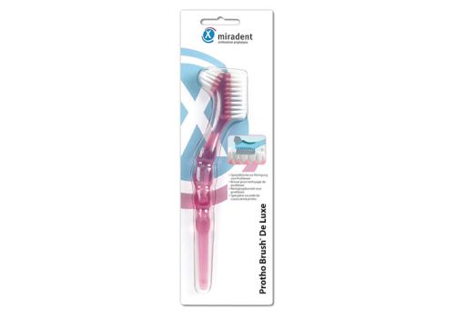 MIRADENT Prothesenbürste Protho Brush pink trans. – PZN 02172538 (PZN 02172538)