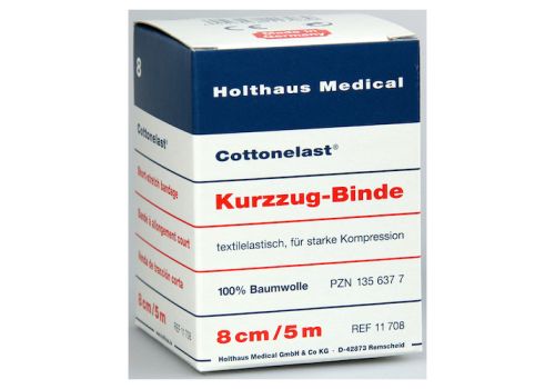 KURZZUGBINDE Cottonelast 8 cmx5 m – PZN 01356377 (PZN 01356377)