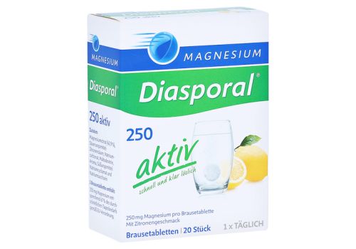 MAGNESIUM DIASPORAL 250 aktiv Brausetabletten – PZN 02451652 (PZN 02451652)