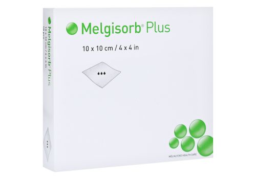 MELGISORB Plus Alginat Verband 10x10 cm steril – PZN 09932662 (PZN 09932662)