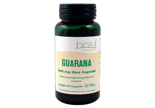 GUARANA 500 mg Bios Kapseln – PZN 01104842 (PZN 01104842)