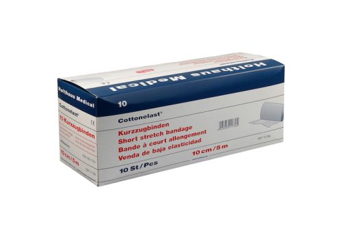 KURZZUGBINDE Cottonelast 10 cmx5 m – PZN 01601196 (PZN 01601196)