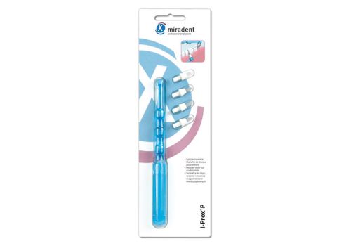 MIRADENT Spitzbürsten-Kit I-Prox P tra.blau 1H.4B. – PZN 02172604 (PZN 02172604)