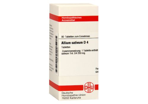 ALLIUM SATIVUM D 4 Tabletten – PZN 02624673 (PZN 02624673)