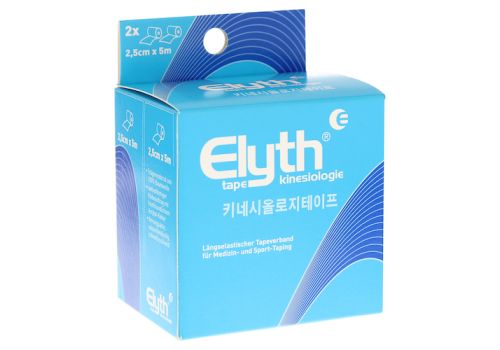 KINESIOLOGIE Tape Elyth 2,5 cmx5 m blau – PZN 10735613 (PZN 10735613)