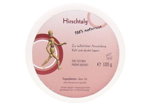 HIRSCHTALG 100% naturrein – PZN 07637864 (PZN 07637864)