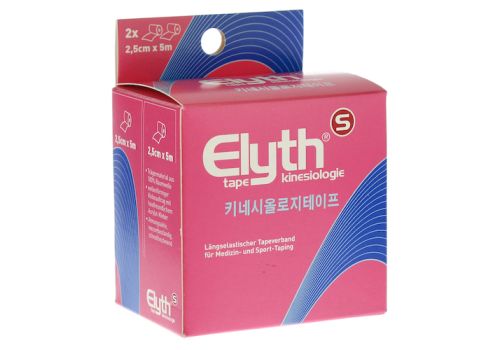 KINESIOLOGIE Tape Elyth 2,5 cmx5 m rot – PZN 10735642 (PZN 10735642)