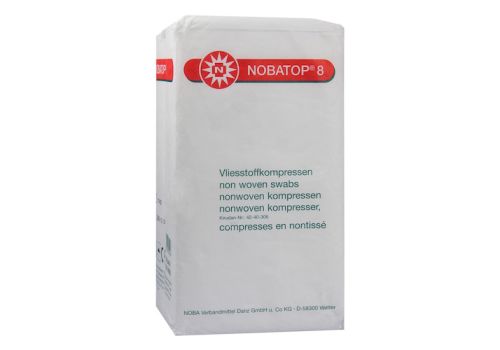 NOBATOP 8 Kompressen 10x10 cm unsteril – PZN 07099208 (PZN 07099208)