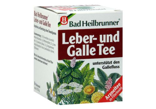 BAD HEILBRUNNER Leber- und Galletee Filterbeutel – PZN 04250998 (PZN 04250998)