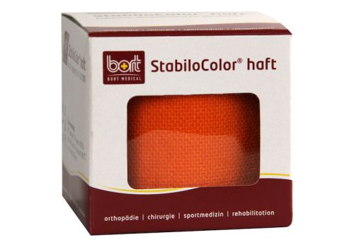 BORT StabiloColor haft Binde 6 cm orange – PZN 07672381 (PZN 07672381)