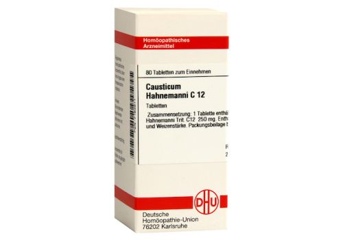 CAUSTICUM HAHNEMANNI C 12 Tabletten – PZN 07163811 (PZN 07163811)