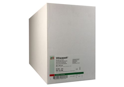 VLIWAZELL Saugkompressen unsteril 20x40 cm – PZN 00809701 (PZN 00809701)