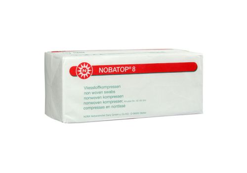 NOBATOP 8 Kompressen 7,5x7,5 cm unsteril – PZN 07099177 (PZN 07099177)