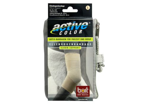 BORT ActiveColor Ellenbogenbandage L haut – PZN 06914416 (PZN 06914416)