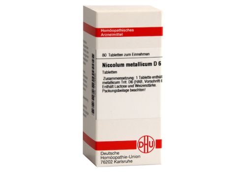 NICCOLUM METALLICUM D 6 Tabletten – PZN 07175582 (PZN 07175582)