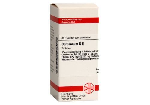 CORTISONUM D 6 Tabletten – PZN 07165891 (PZN 07165891)