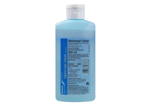 SKINMAN clear Händedesinfektion Spenderflasche – PZN 04225606 (PZN 04225606)