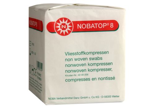 NOBATOP 8 Kompressen 10x10 cm unsteril – PZN 07099214 (PZN 07099214)