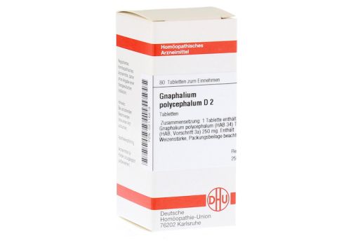 GNAPHALIUM POLYCEPHALUM D 2 Tabletten – PZN 02116818 (PZN 02116818)