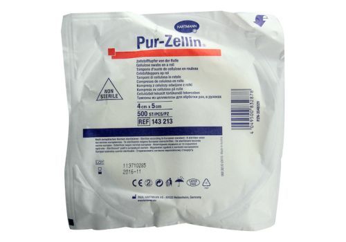 PUR-ZELLIN 4x5 cm unsteril Rolle zu 500 St. – PZN 03548129 (PZN 03548129)