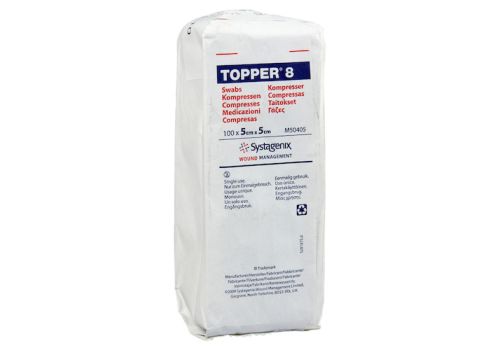 TOPPER 8 Kompr.5x5 cm unsteril – PZN 03420464 (PZN 03420464)