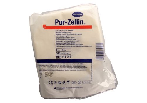 PUR-ZELLIN 4x5 cm steril Rolle zu 500 St. – PZN 03548112 (PZN 03548112)