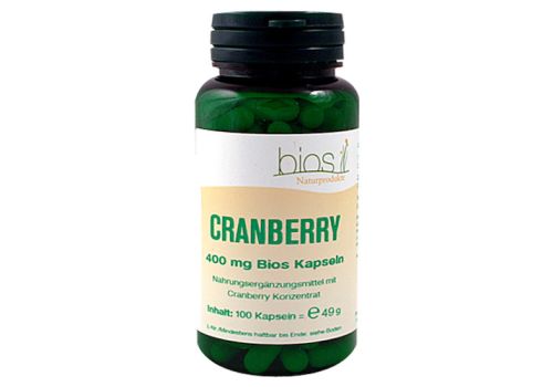 CRANBERRY 400 mg Bios Kapseln – PZN 04462795 (PZN 04462795)