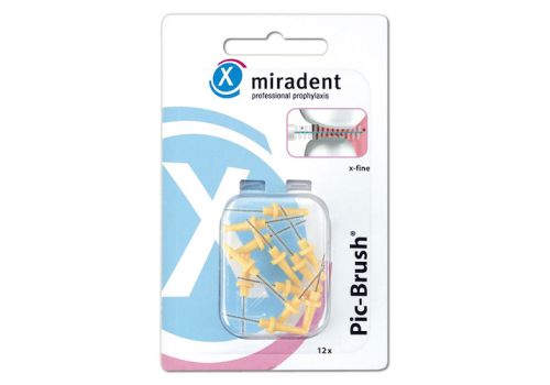 MIRADENT Interd.Pic-Brush Ersatzb.x-fein gelb – PZN 00841225 (PZN 00841225)