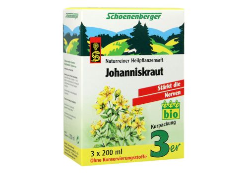 JOHANNISKRAUT SAFT Schoenenberger Heilpfl.Säfte – PZN 00699879 (PZN 00699879)