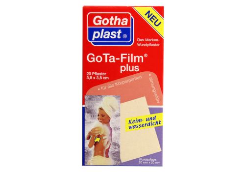 GOTA FILM plus 3,8x3,8 cm Pflaster – PZN 06571927 (PZN 06571927)