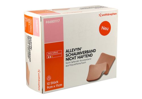 ALLEVYN Schaumverband 9x11 cm nicht haftend – PZN 09686602 (PZN 09686602)