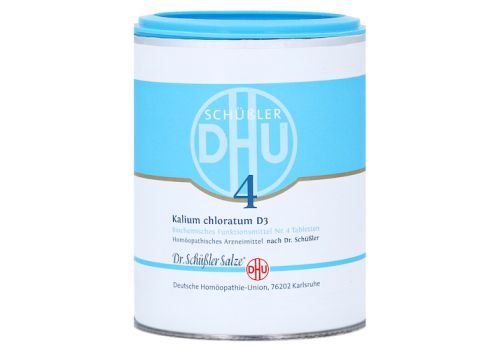 BIOCHEMIE DHU 4 Kalium chloratum D 3 Tabletten – PZN 00274051 (PZN 00274051)