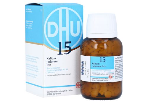 BIOCHEMIE DHU 15 Kalium jodatum D 12 Tabletten – PZN 06584373 (PZN 06584373)