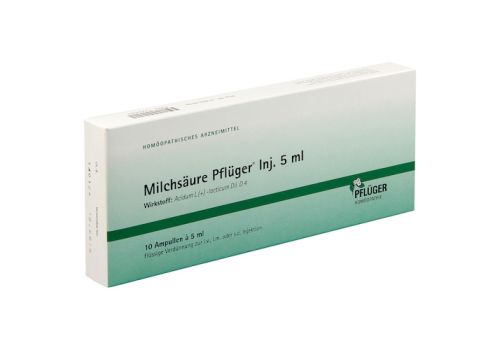 MILCHSÄURE Pflüger Injektionslösung 5 ml – PZN 01222429 (PZN 01222429)