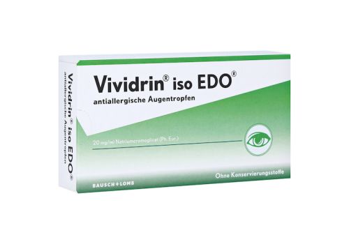 Vividrin iso EDO antiallergische Augentropfen – PZN 16507327 (PZN 16507327)