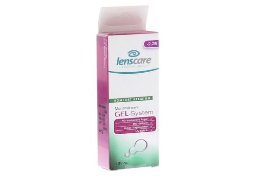 LENSCARE GEL-System Monatslinse -2,25 dpt – PZN 09442857 (PZN 09442857)