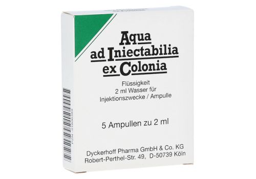 AQUA AD iniectabilia ex Colonia Ampullen – PZN 01806389 (PZN 01806389)