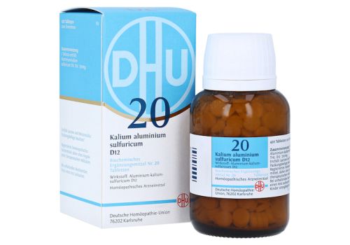 BIOCHEMIE DHU 20 Kalium alum.sulfur.D 12 Tabletten – PZN 06584491 (PZN 06584491)