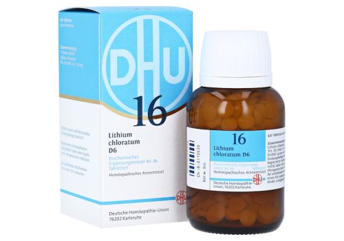 BIOCHEMIE DHU 16 Lithium chloratum D 6 Tabletten – PZN 06584396 (PZN 06584396)