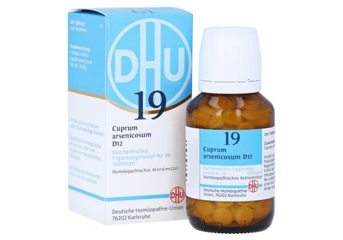 BIOCHEMIE DHU 19 Cuprum arsenicosum D 12 Tabletten – PZN 02581277 (PZN 02581277)