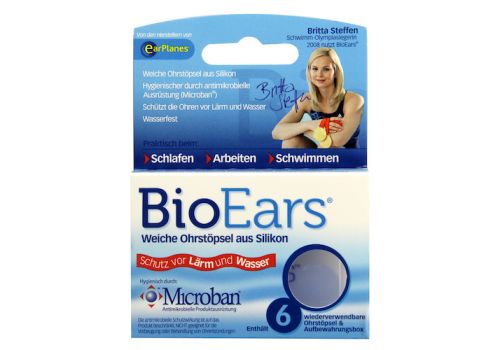 BIOEARS Silikon Ohrstöpsel antimikrobielle – PZN 05468222 (PZN 05468222)