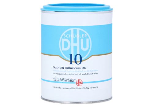 BIOCHEMIE DHU 10 Natrium sulfuricum D 12 Tabletten – PZN 00274708 (PZN 00274708)