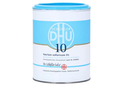 BIOCHEMIE DHU 10 Natrium sulfuricum D 3 Tabletten – PZN 00274631 (PZN 00274631)