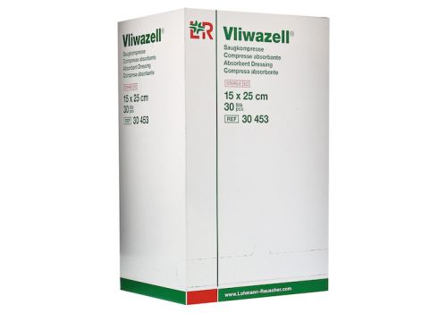 VLIWAZELL Saugkompressen steril 15x25 cm – PZN 05855663 (PZN 05855663)