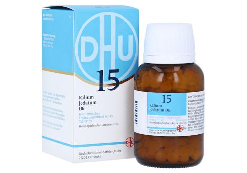 BIOCHEMIE DHU 15 Kalium jodatum D 6 Tabletten – PZN 06584367 (PZN 06584367)